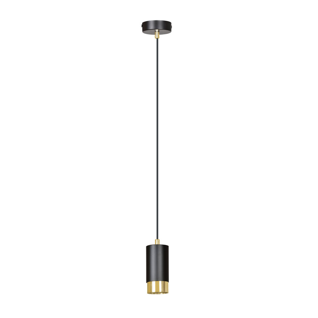 Emibig lamp Fumiko 1 Black Gold hind ja info | Rippvalgustid | kaup24.ee