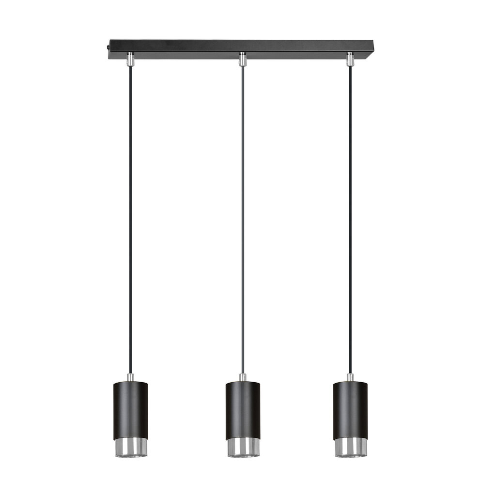 Emibig lamp Fumiko 3 Black Chrome цена и информация | Rippvalgustid | kaup24.ee