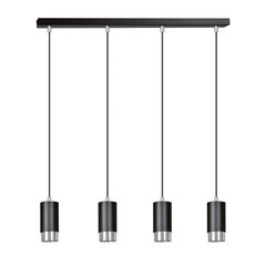 Emibig lamp Fumiko 4 Black Chrome цена и информация | Люстры | kaup24.ee