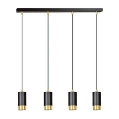 Emibig lamp Fumiko 4 Black Gold цена и информация | Люстры | kaup24.ee