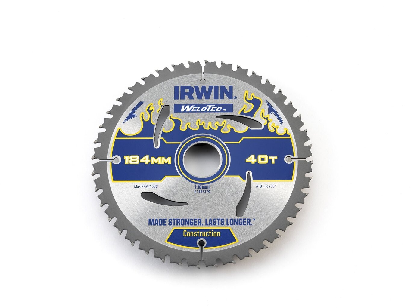 Lõikeketas Irwin Weldtec 184x30(20)x40T 2,4 mm ATB hind ja info | Käsitööriistad | kaup24.ee