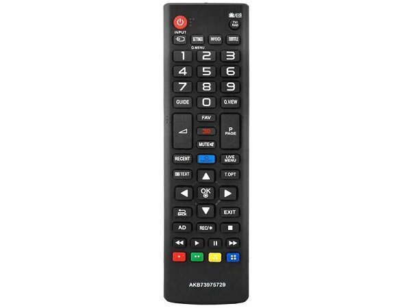 HQ LXP5729 TV remote contorl LG AKB73975729 Black hind ja info | Smart TV tarvikud | kaup24.ee