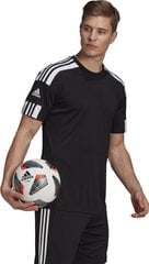 Футболка мужская Adidas Squad 21 Jsy Ss Black GN5720/M, черная цена и информация | Meeste T-särgid | kaup24.ee