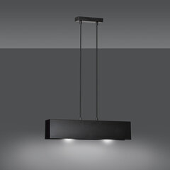 Emibig светильник Gentor 2 Black цена и информация | Потолочный светильник, 38 x 38 x 24 см | kaup24.ee