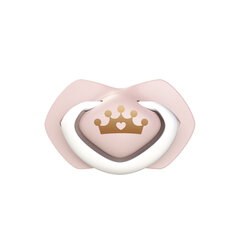 Sümmeetriline silikoonist lutt Canpol Babies Royal Baby, 6-18 kuud, 2 tk, 22/651, roosa hind ja info | Lutid | kaup24.ee