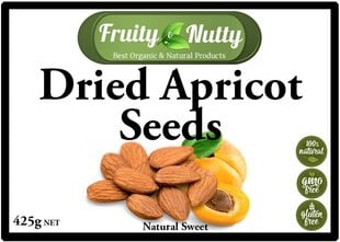 Magusad aprikoosiseemned - 100% looduslik ja toidukvaliteetne - 425 g kott (kosmeetikaks) hind ja info | Kehakoorijad | kaup24.ee
