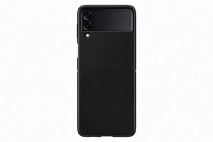 Кожаный чехол Samsung Galaxy Z Flip3 черный EF-VF711LBEGWW цена и информация | Чехлы для телефонов | kaup24.ee