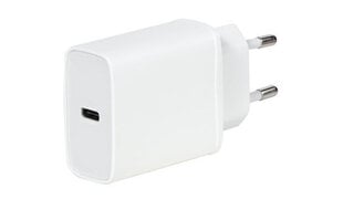 Vivanco laadija USB-C 3A 18W, valge (60810) hind ja info | Mobiiltelefonide kaablid | kaup24.ee