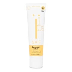 NAÏF looduslik päikesekreem beebidele ja lastele SPF30, 100ml цена и информация | Косметика для мам и детей | kaup24.ee