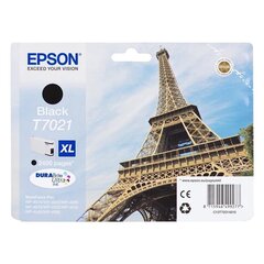 Epson T7021 Ink Cartridge, Black hind ja info | Tindiprinteri kassetid | kaup24.ee