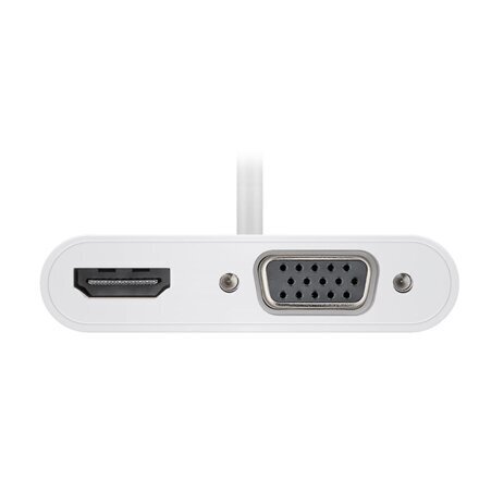 Goobay USB-C multiport adapter HDMI + VG цена и информация | USB jagajad, adapterid | kaup24.ee