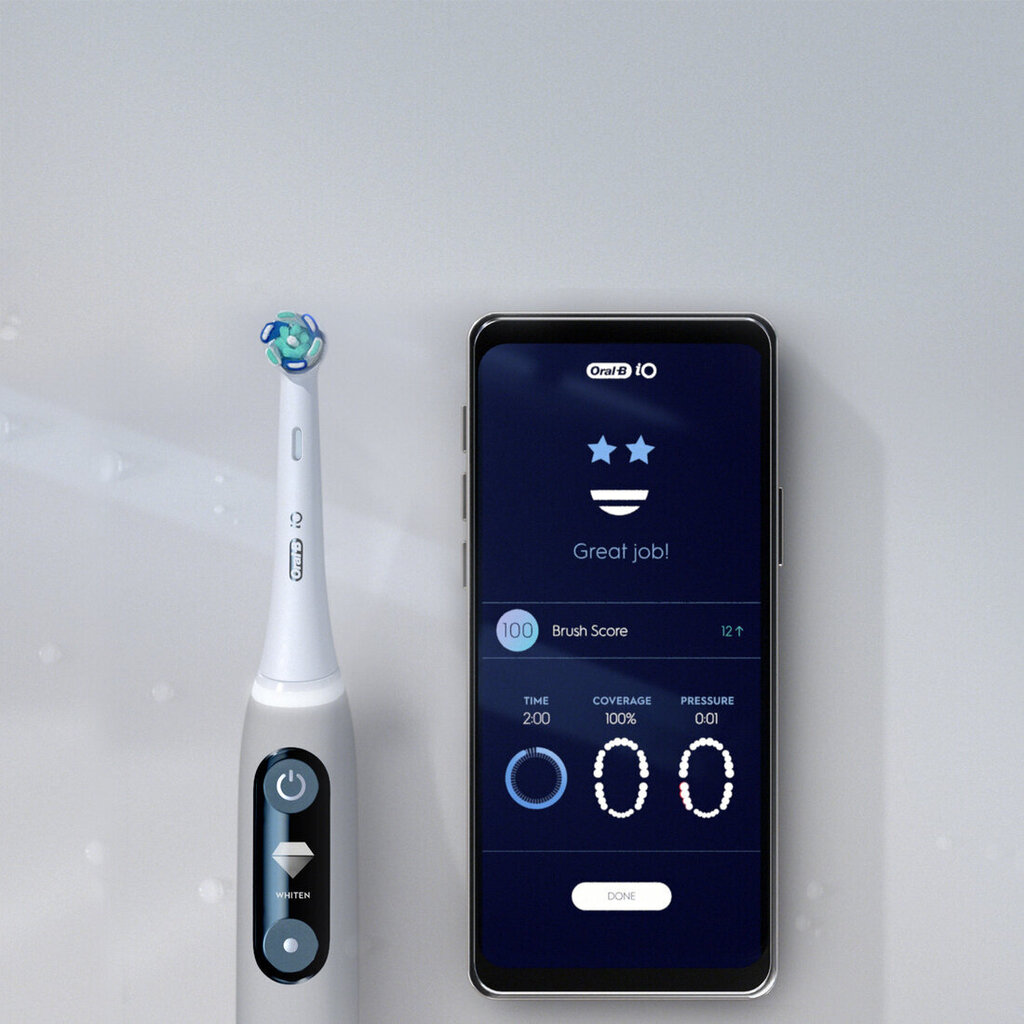 Oral-B iO7 Series White Alabaster цена и информация | Elektrilised hambaharjad | kaup24.ee