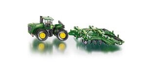 Siku John Deere 9630 1856 Farmer traktor koos kultivaatoriga lastele цена и информация | Игрушки для мальчиков | kaup24.ee