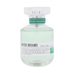 Benetton United Dreams Live Free EDT naistele 80 ml hind ja info | Benetton Kosmeetika, parfüümid | kaup24.ee