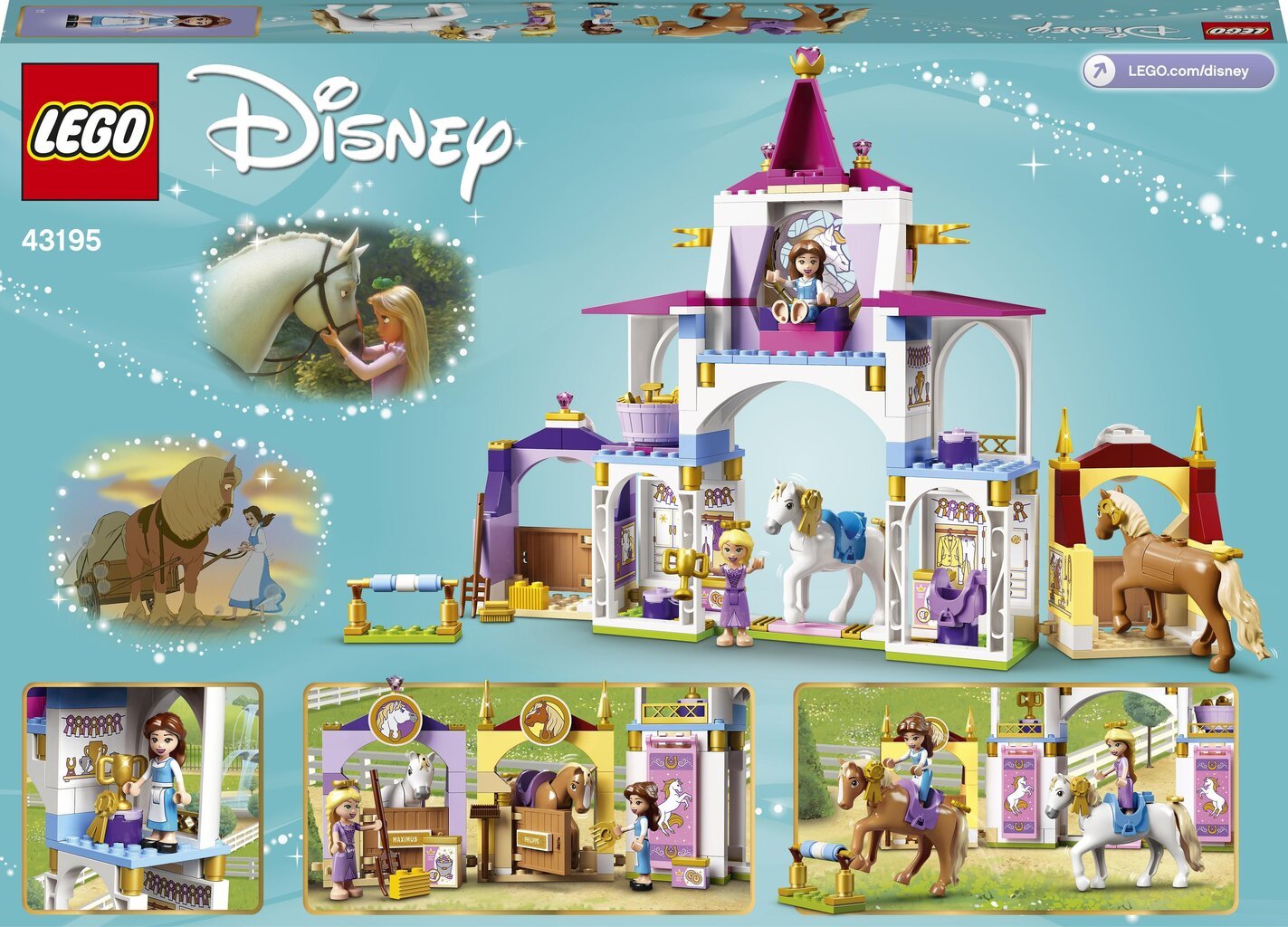 43195 LEGO® | Disney Princess Kuninglikud tallid цена и информация | Klotsid ja konstruktorid | kaup24.ee