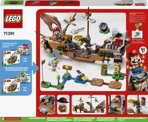 71391 LEGO® Super Mario Bowseri õhulaeva laienduskomplekt цена и информация | Конструкторы и кубики | kaup24.ee