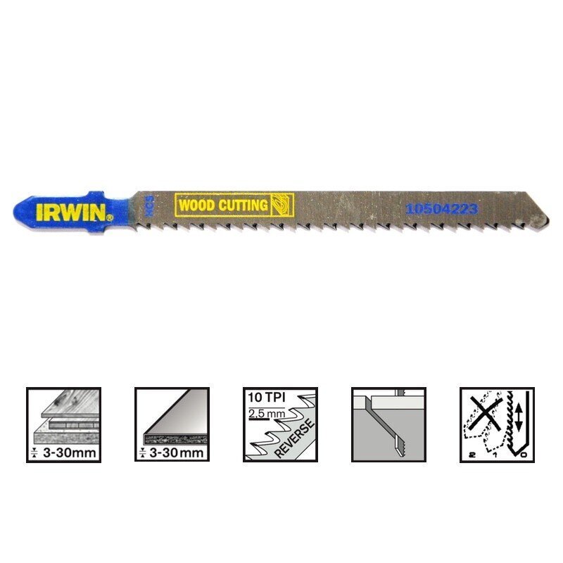 Puidusaag Irwin T101BR, 100 mm hind ja info | Käsitööriistad | kaup24.ee