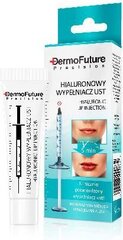 Средство для пухлости губ Eveline Cosmetics Dermofuture Hyaluronic, 12 мл цена и информация | Помады, бальзамы, блеск для губ | kaup24.ee