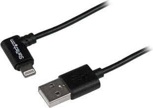 STARTECH Angled Lightning to USB Cable hind ja info | Mobiiltelefonide kaablid | kaup24.ee