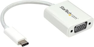 Адаптер StarTech CDP2VGAW, USB-C - VGA цена и информация | Адаптеры и USB-hub | kaup24.ee