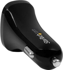 STARTECH 2x USB Car Charger 24W / 4.8A hind ja info | Mobiiltelefonide laadijad | kaup24.ee