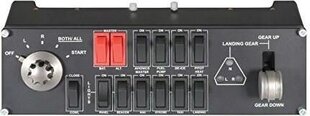 Контроллер для авиасимуляторов Logitech G Flight Switch Panel цена и информация | Игровые рули | kaup24.ee