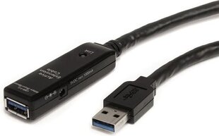 STARTECH 10m USB Extension Cable hind ja info | Mobiiltelefonide kaablid | kaup24.ee