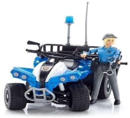 Bruder politsei ATV + figuur цена и информация | Poiste mänguasjad | kaup24.ee