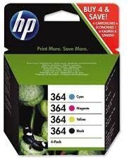 HP 364 CMYK ink cartridge combo 4-Pack hind ja info | Tindiprinteri kassetid | kaup24.ee