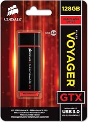 Corsair Flash Voyager GTX 128GB USB 3.1 430/390 MB/s hind ja info | USB adapterid tehase helisüsteemile | kaup24.ee