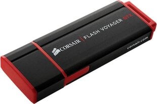 Corsair Flash Voyager GTX 128GB USB 3.1 430/390 MB/s hind ja info | USB adapterid tehase helisüsteemile | kaup24.ee
