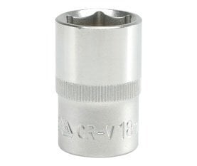 Головка накидная, шестигранная, CrV, 1/2 18mm цена и информация | Механические инструменты | kaup24.ee