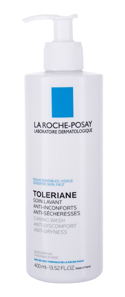 La Roche-Posay Toleriane Caring Wash puhastuskreem 400 ml hind ja info | Näopuhastusvahendid | kaup24.ee