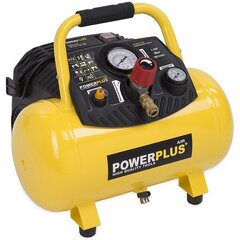 Kompressor 1100W, 12L, 1,5HP, ilma õlita Powerplus X цена и информация | Компрессоры | kaup24.ee