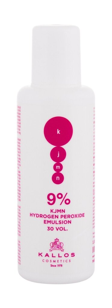 Peroksiid - emulsioon Kallos Cosmetics 9%, 100 ml цена и информация | Juuksevärvid | kaup24.ee
