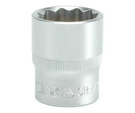 12-гранная головка, 23 mm, 1/2', CrV цена и информация | Механические инструменты | kaup24.ee