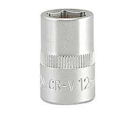 Головка накидная, шестигранная, CrV, 3/8 12mm цена и информация | Механические инструменты | kaup24.ee