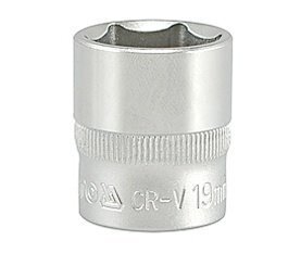 Торцевая насадка 19.0mm, CrV, 3/8 YATO цена и информация | Механические инструменты | kaup24.ee