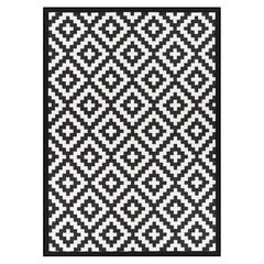 Narma kahepoolne smartWeave® bukleevaip Viki, must, 70 x 140 cm цена и информация | Ковры | kaup24.ee