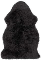 Narma naturaalsetest lambanahkadest vaip Merino M, must, 8x, 170 x 180 cm цена и информация | Ковры | kaup24.ee