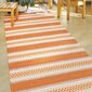 Narma kahepoolne plasticWeave™ plastikvaip Runö, oranž, 70 x 100 cm цена и информация | Vaibad | kaup24.ee