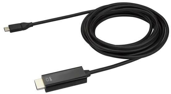 STARTECH 3m USB C to HDMI Cable - Black hind ja info | Kaablid ja juhtmed | kaup24.ee