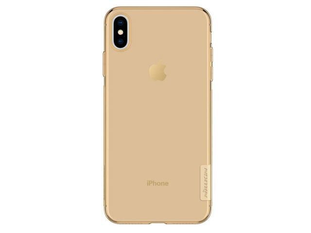 Tagakaaned Nillkin    Apple    iPhone Xs Max Nature TPU Case    Gold hind ja info | Telefoni kaaned, ümbrised | kaup24.ee