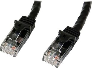 Сетевой кабель STARTECH 1 м Black Snagless Cat6 UTP цена и информация | Кабели и провода | kaup24.ee