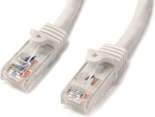 Võrgukaabel STARTECH N6PATC3MWH 3m White Gigabit цена и информация | Кабели и провода | kaup24.ee