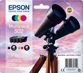 EPSON Multipack 4-colours 502 Ink hind ja info | Tindiprinteri kassetid | kaup24.ee