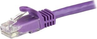 Võrgukaabel STARTECH 1 m Purple Cat6 Patch Cable цена и информация | Кабели и провода | kaup24.ee
