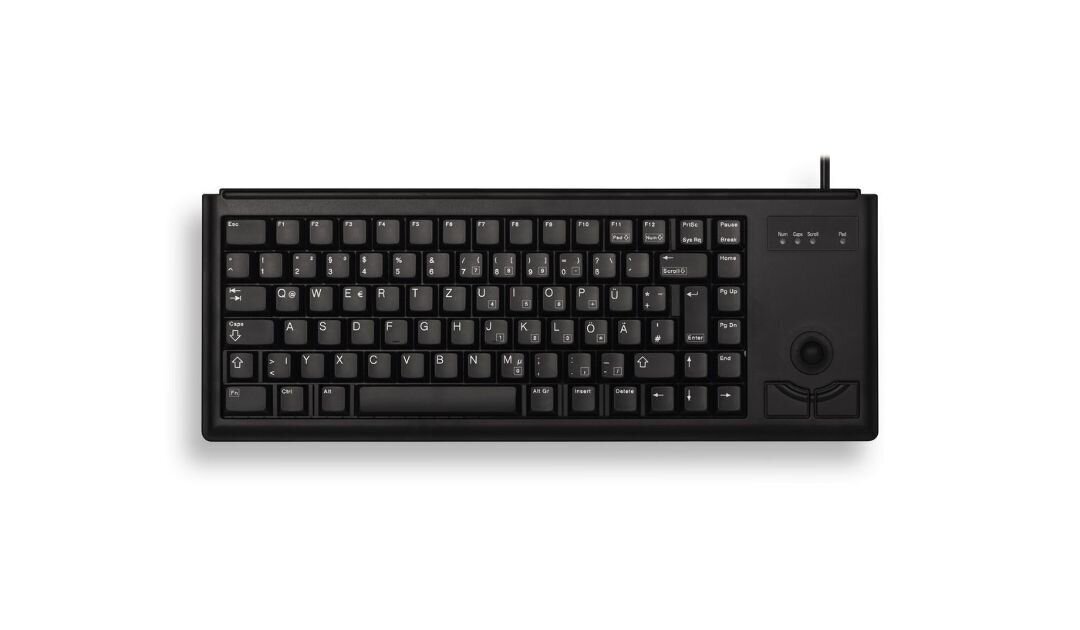 Juhtmega klaviatuur Trackballiga Cherry G84-4400, NORDIC цена и информация | Klaviatuurid | kaup24.ee