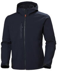 Softshell jakk kapuutsiga Kensington, tumesinine S, Helly Hansen WorkWear цена и информация | Рабочая одежда | kaup24.ee