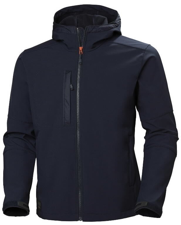 Softshell jakk kapuutsiga Kensington, tumesinine S, Helly Hansen WorkWear цена и информация | Tööriided | kaup24.ee